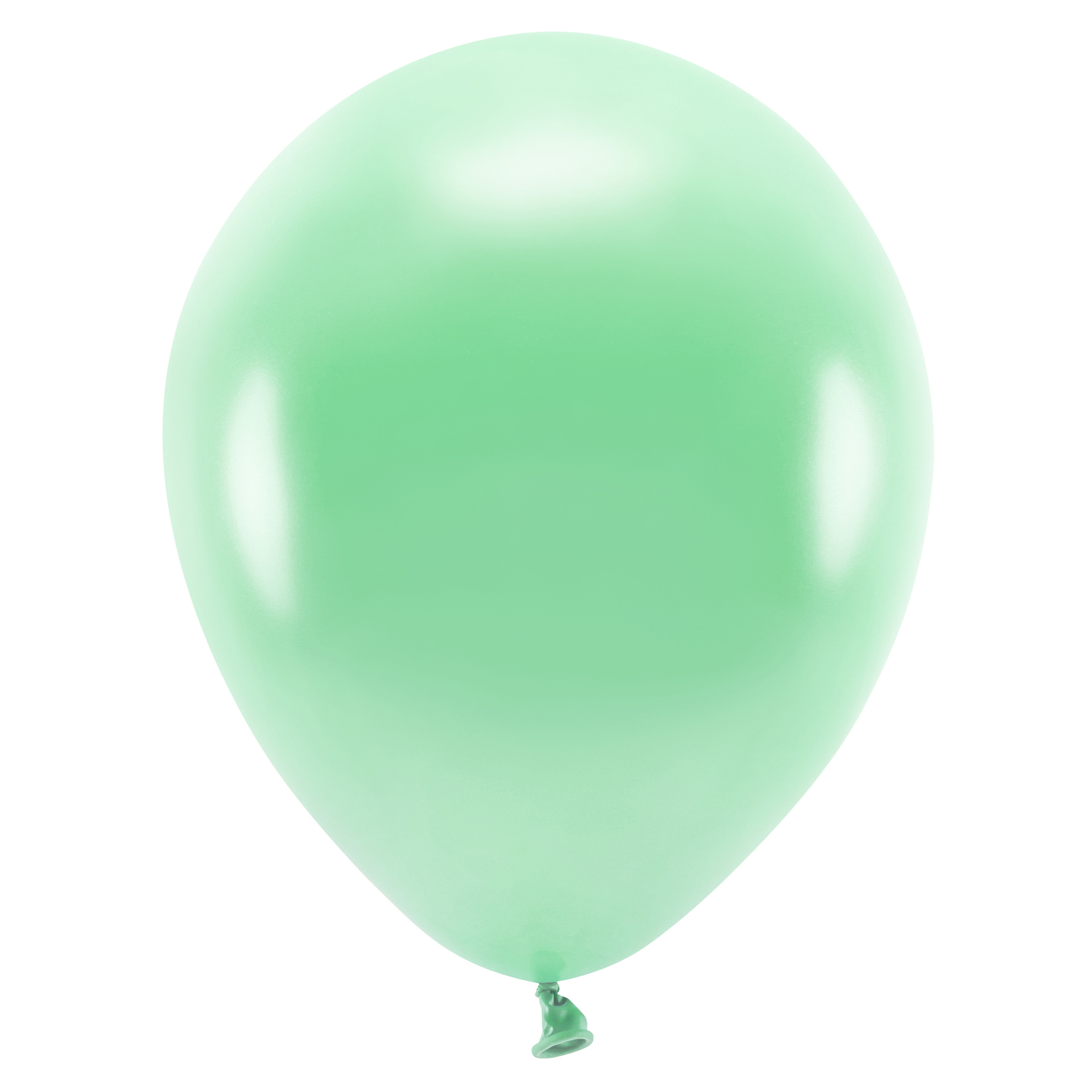 100x Mintgroene ballonnen 26 cm eco/biologisch afbreekbaar - Milieuvriendelijke ballonnen - Feestversiering/feestdecoratie - Mintgroen thema - Themafeest versiering - Action products