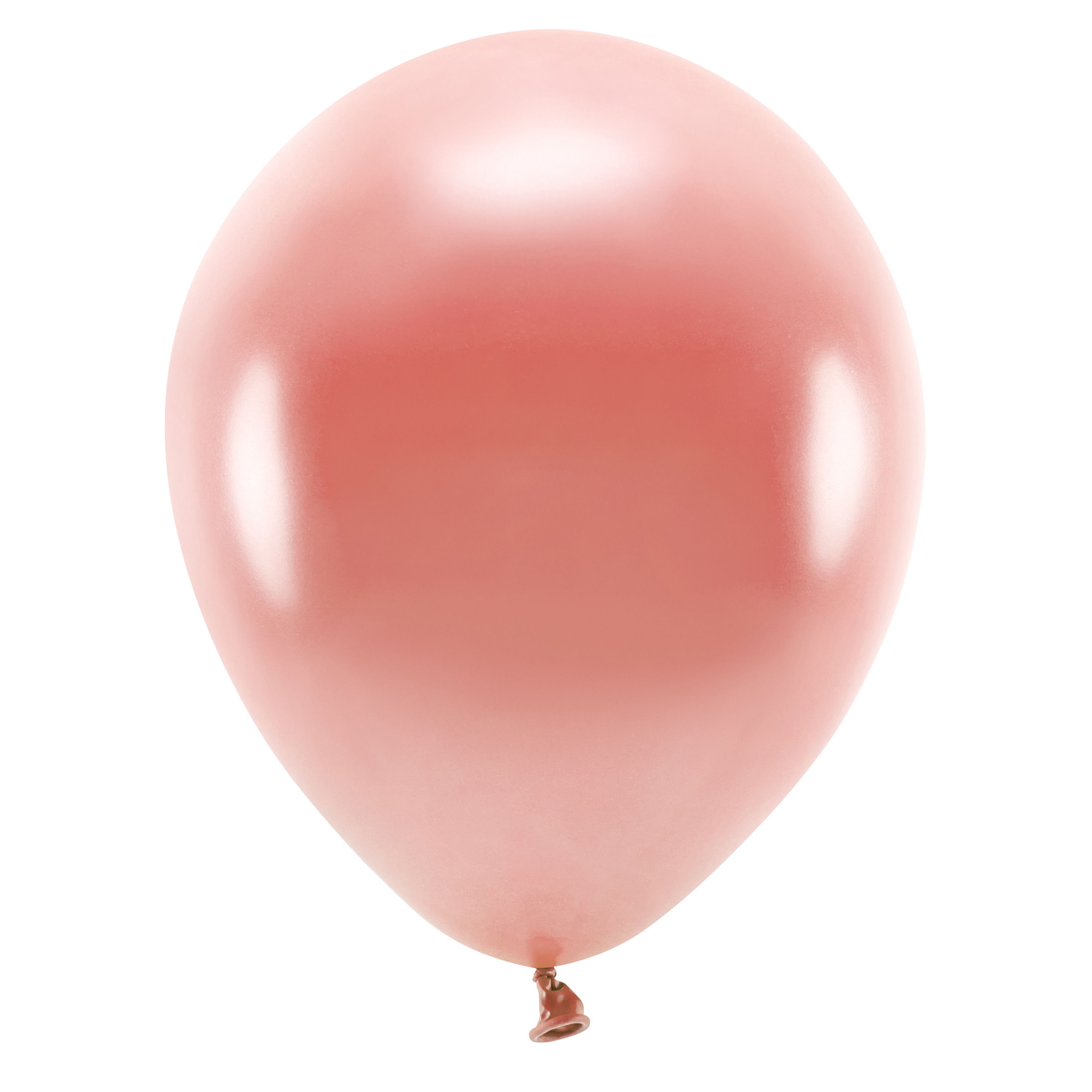 100x Rosegouden ballonnen 26 cm eco/biologisch afbreekbaar - Milieuvriendelijke ballonnen - Feestversiering/feestdecoratie - Rosegoud thema - Themafeest versiering - Action products