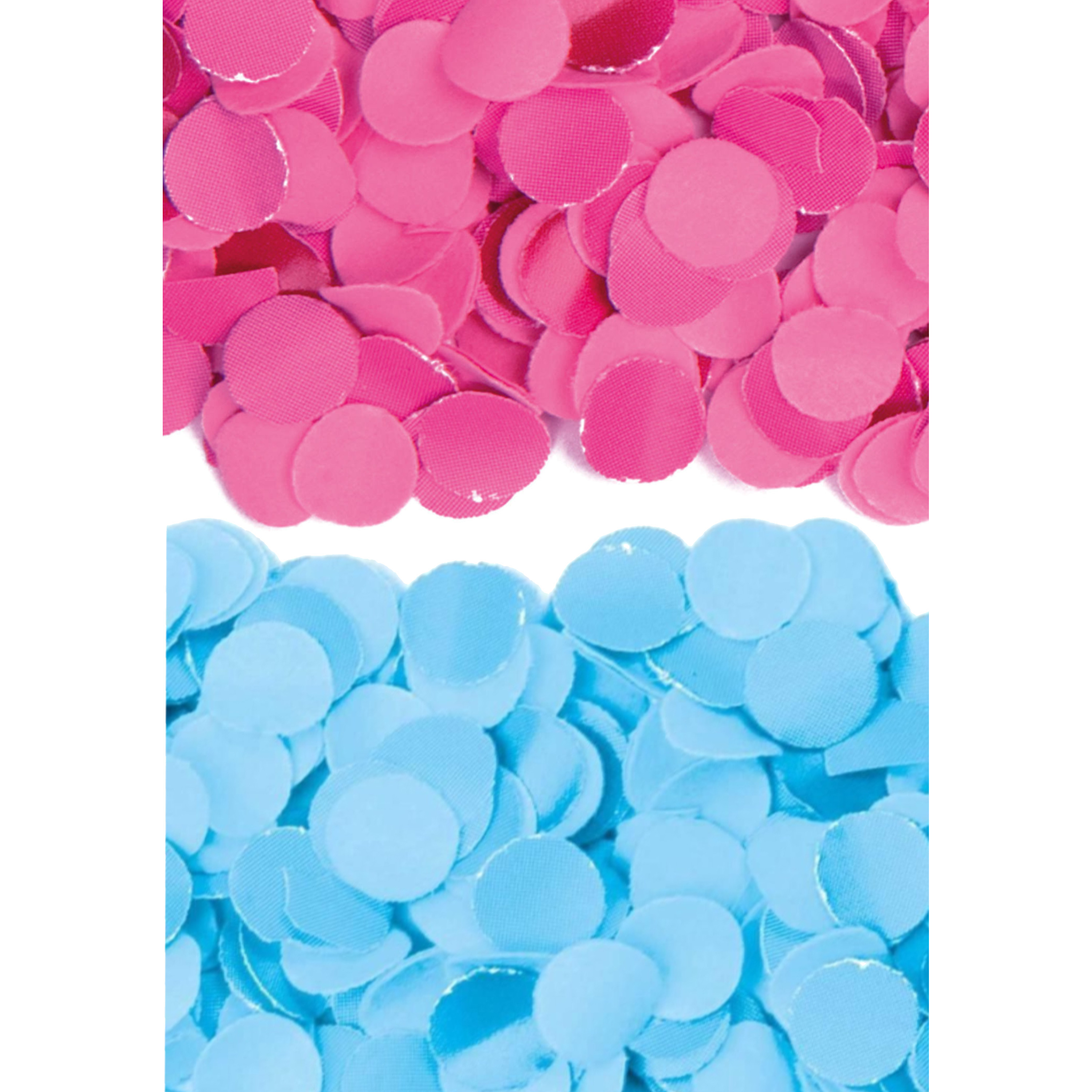 400 gram fuchsia roze en blauwe papier snippers confetti mix set feest versiering