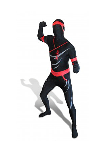 Carnavalskostuum Originele morphsuit ninja