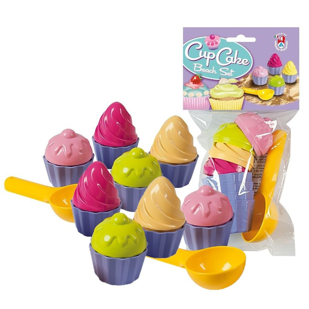 Kolonel Leidinggevende Psychologisch Speelgoed cupcake zandvormen 18 delig - Action products - Primodo warenhuis