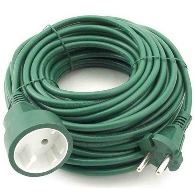 Proportioneel Opsommen Typisch Verlengsnoer/kabel groen 20 meter binnen/buiten - Action products - Primodo  warenhuis