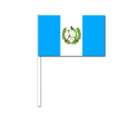Landen Zwaaivlaggetjes Guatemala 10x