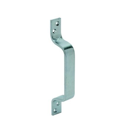 1x Handles / door handles galvanized steel 21 cm