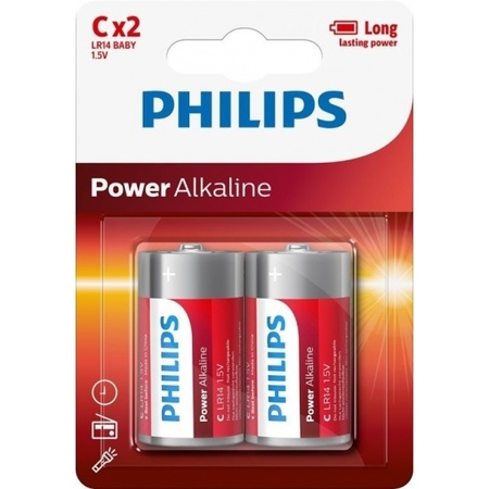 Philips LR14 C batterijen 2 stuks - - Primodo warenhuis