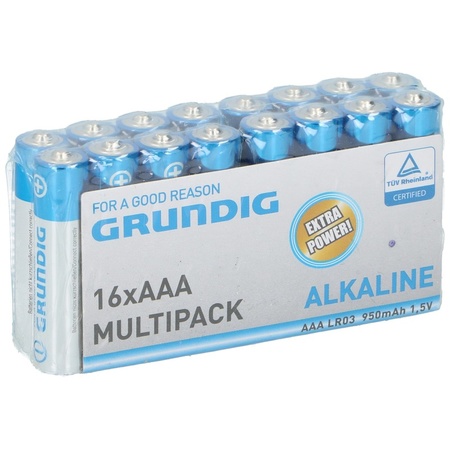 32x Grundig AAA batterijen alkaline  - Action products