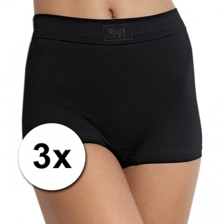 3x Double comfort ladies shorts black