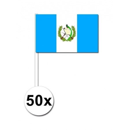 Landen Zwaaivlaggetjes Guatemala 50x