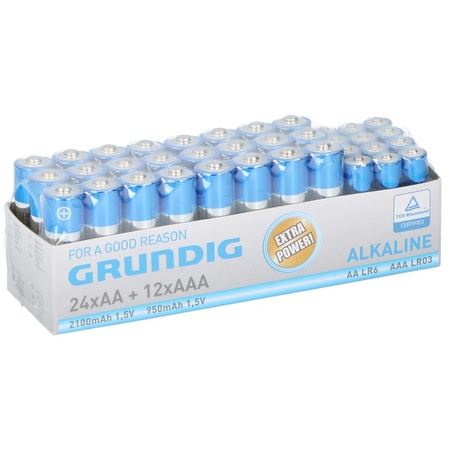72x Grundig AA en AAA batterijen alkaline  - Action products