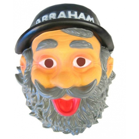 Abraham maskers met hoedjes