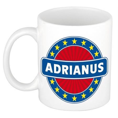Cadeau mok voor collega Adrianus