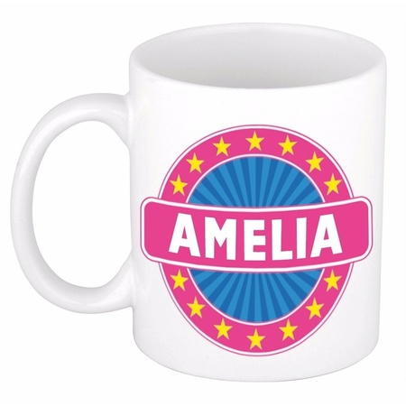 Cadeau mok voor collega Amelia