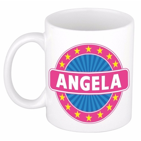 Cadeau mok voor collega Angela