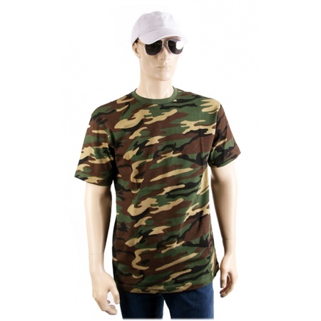 Kleding Army camouflage t-shirt korte mouw
