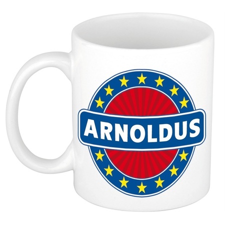 Cadeau mok voor collega Arnoldus