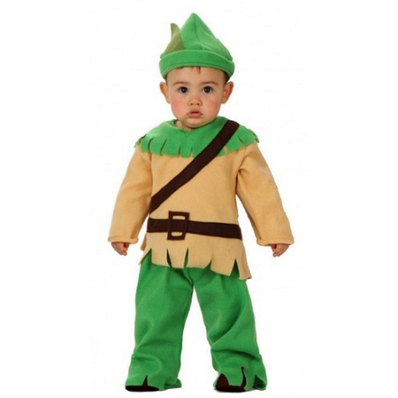 Robin Hood kostuum voor een baby