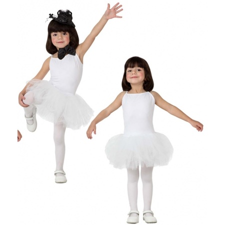 Witte balletdanseres jurkjes voor meisjes