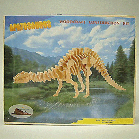 Bouwpakket dinosaurus Apathosaurus hout - Action products