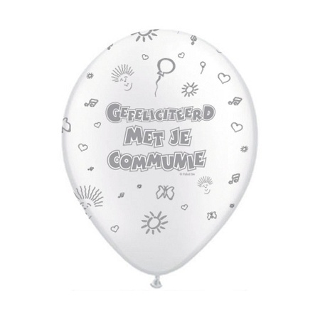 Communion balloons 8 pieces