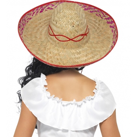 Mexicaans thema dames Sombrero