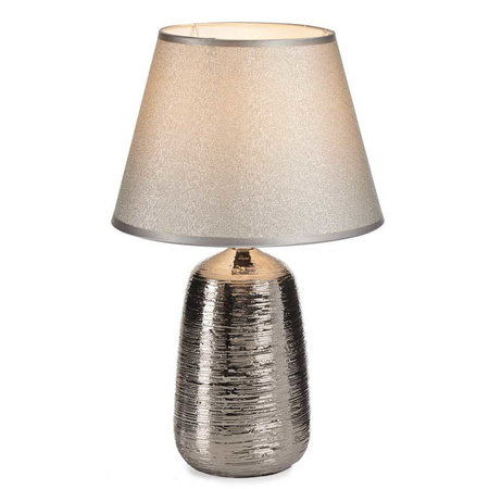 Tafel lamp zilveren voet 26,5 cm - Action products warenhuis