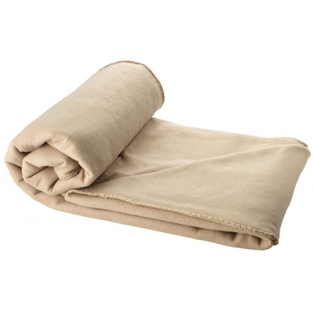 Fleece deken beige 150 x 120 cm  - Action products