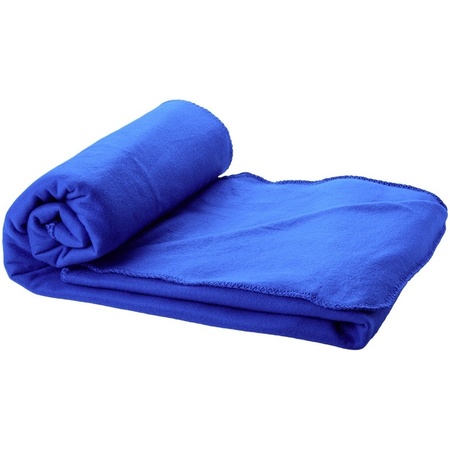 Fleece deken kobalt blauw 150 x 120 cm  - Action products