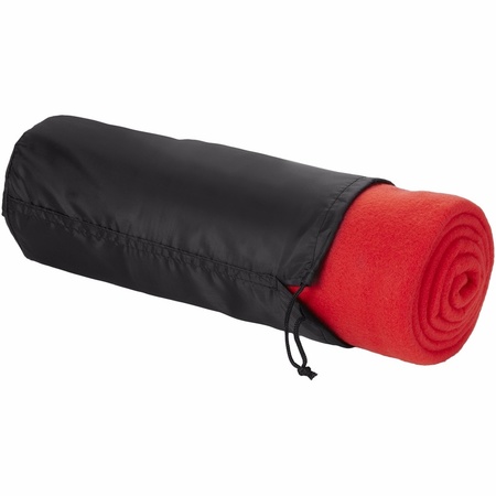 Fleece deken rood 150 x 120 cm  - Action products