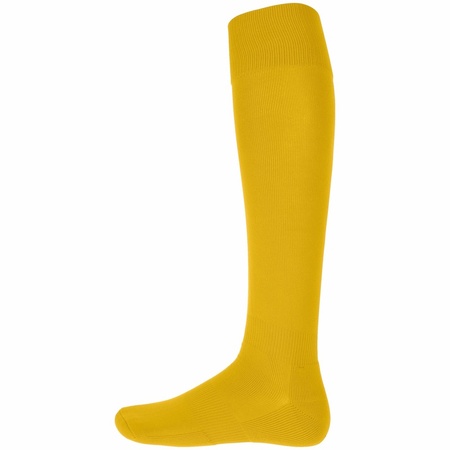 Yellow knee high sport socks for adults