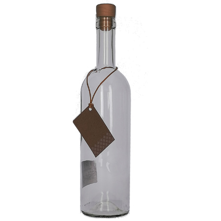 scherm Dor Refrein Glazen flessen met kurken 750 ml - Primodo warenhuis