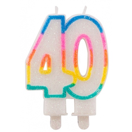 40e verjaardag taartkaars