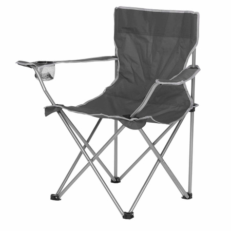 Articulatie Rood Bakkerij Grijze opvouwbare campingstoelen - Action products - Primodo warenhuis