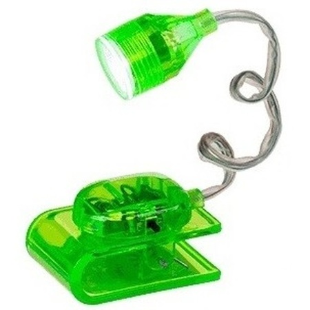 in stand houden Notebook Productie Groen leeslampje op klem 4 cm - Action products - Primodo warenhuis