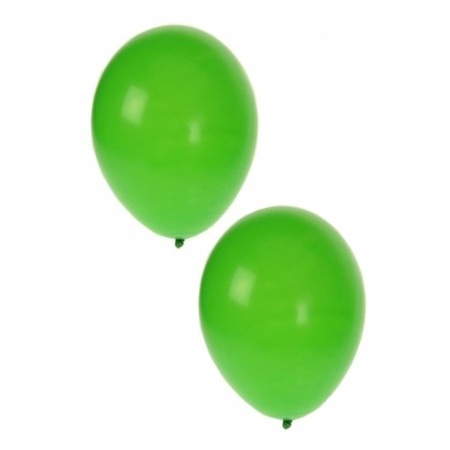 Groene ballonnen 300 stuks