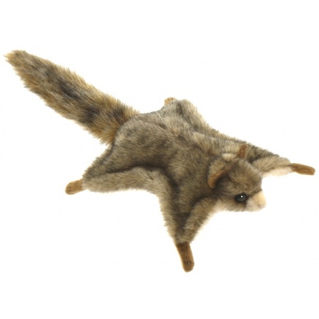 Kinder Pluche vliegende eekhoorn 21 cm