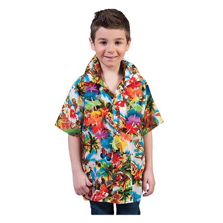 Carnavalskostuum Hawaii shirts voor kinderen