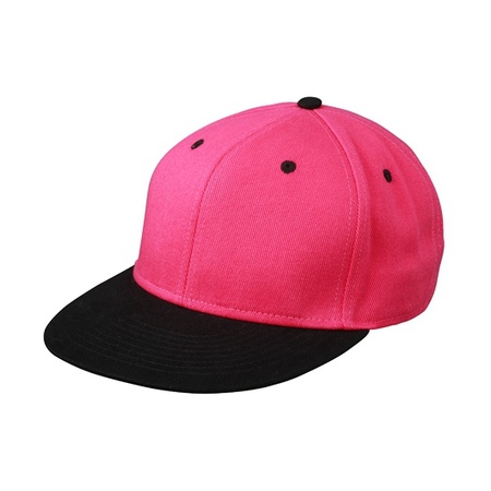 Baseball petje met zwart/roze
