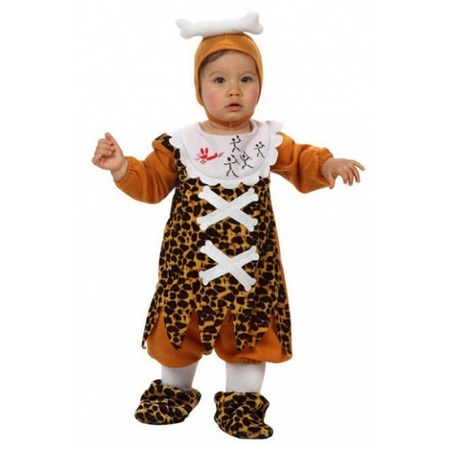 Baby verkleedkleding met luipaard print