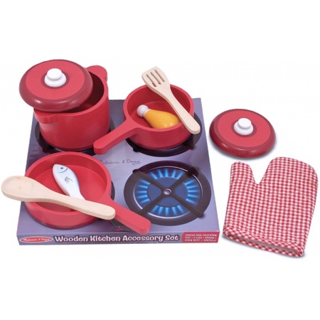 Houten keuken accessoires speelgoed set - Action products
