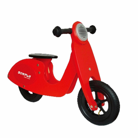 Houten loopscooter rood - Action products
