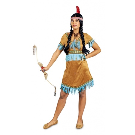 Indianen verkleed jurkje Nashota voor dames