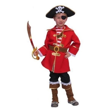 Carnavalskostuum Kapitein piraten pak voor kinderen