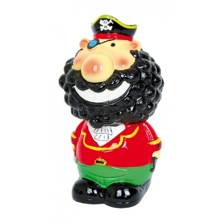 Kapitein Zwartbaard piraten spaarpot 14 cm - Action products