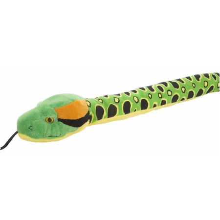 Kinder Pluche knuffel anaconda slang 137cm