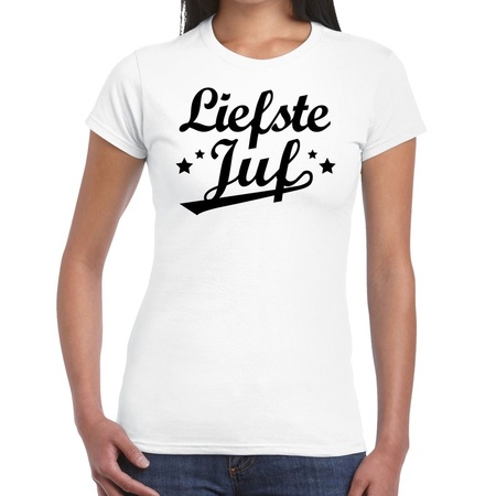 Liefste juf t-shirt white women