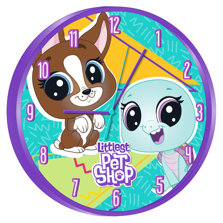 Littlest Pet Shop clock 25 cm for children