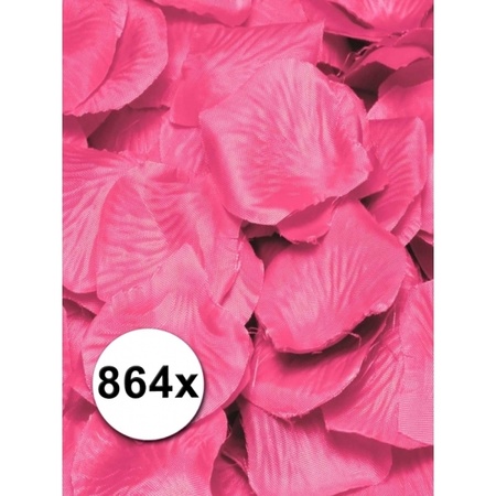 864 roze rozenblaadjes pakket