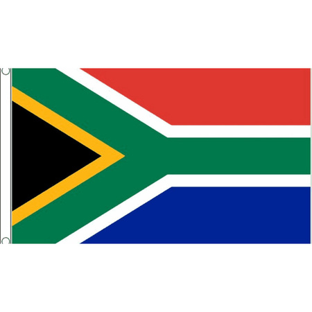 Mega Zuid Afrikaanse vlag 150 x 240 cm