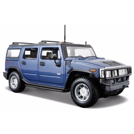 Modelauto Hummer H2 blauw 1:24 - Action products