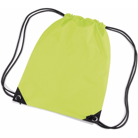 Gym bag lime green